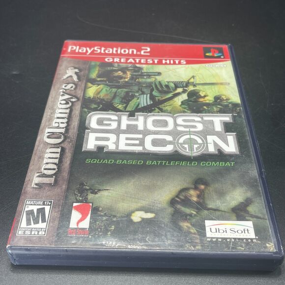 Tom Clancy's Ghost Recon PS2 PlayStation 2 Greatest Hits COMLETE - Picture 1 of 6